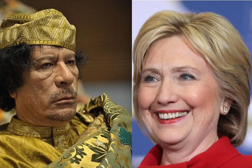 E-mails za Hillary Clinton zaonyesha chanzo cha kifo cha Gadaffi