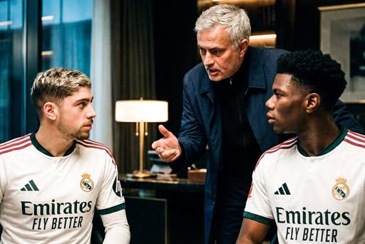 Mourinho awazuia Velverde na Tchoumeni Madrid