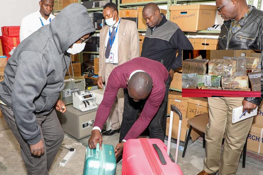 Kiongozi wa serikali akamatwa na mabunda ya fedha nyumbani kwake