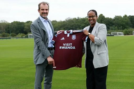 Kampeni ya 'Visit Rwanda' yawa wadhamini wakuu wa Aston Villa