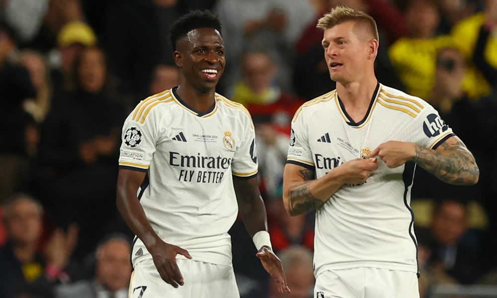 Toni Kroos ausha jiwe gizani Real Madrid kisa Sub ya Dembele.