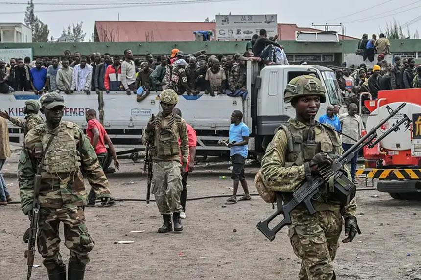 Mapigano yazidi kongo silaha nzito zatumika