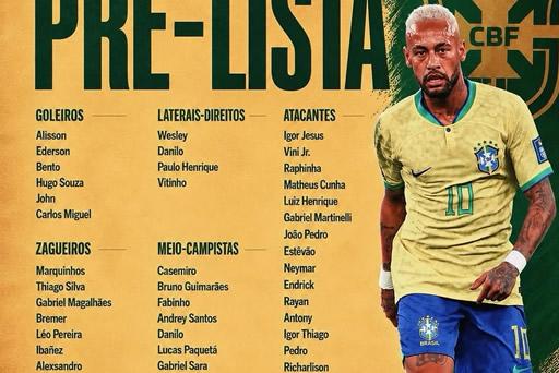 Neymar Jr arejeshwa timu ya taifa Brazil kuelekea World Cup