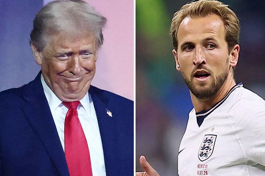 Harry Kane afichua alivyocheza gofu na Rais Trump