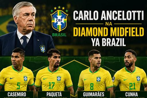 Don Carlo alivyobadili Midfield ya Brazil kimajukumu ndani ya mechi 2