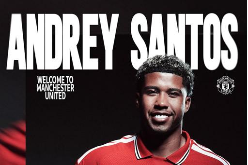 Santos wa Brazil atambulishwa rasmi Man United