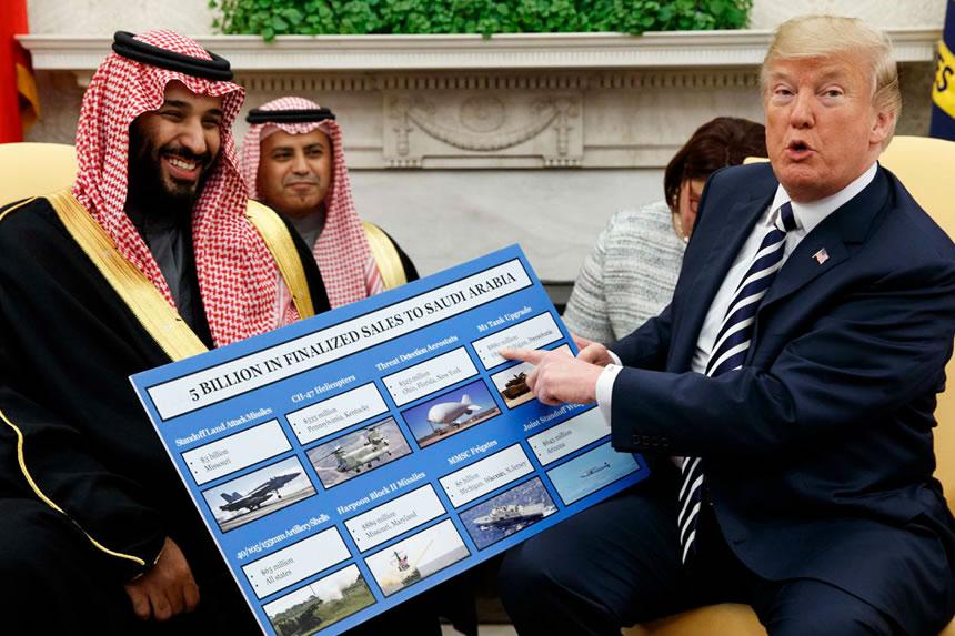 Marekani kuwauzia Saudi Arabia silaha zenye thamani ya Trilioni 13