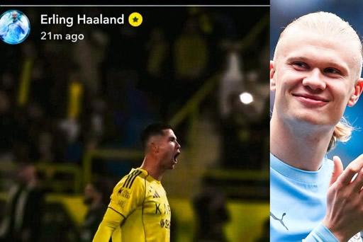 Haaland humwambii kitu kuhusu CR7