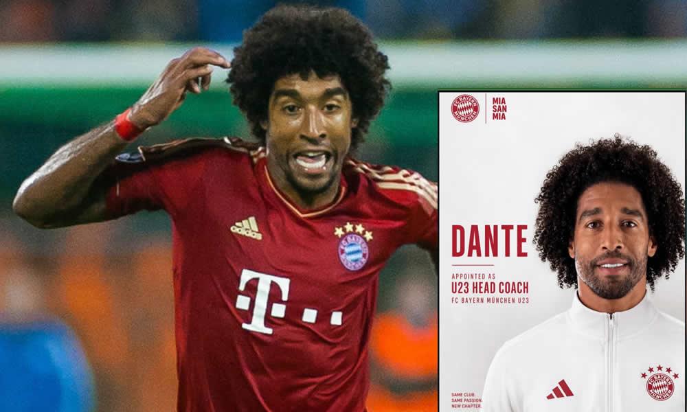 Dante kama Bocco tu akabadhiwa timu ya vijana ya Bayern Munich.