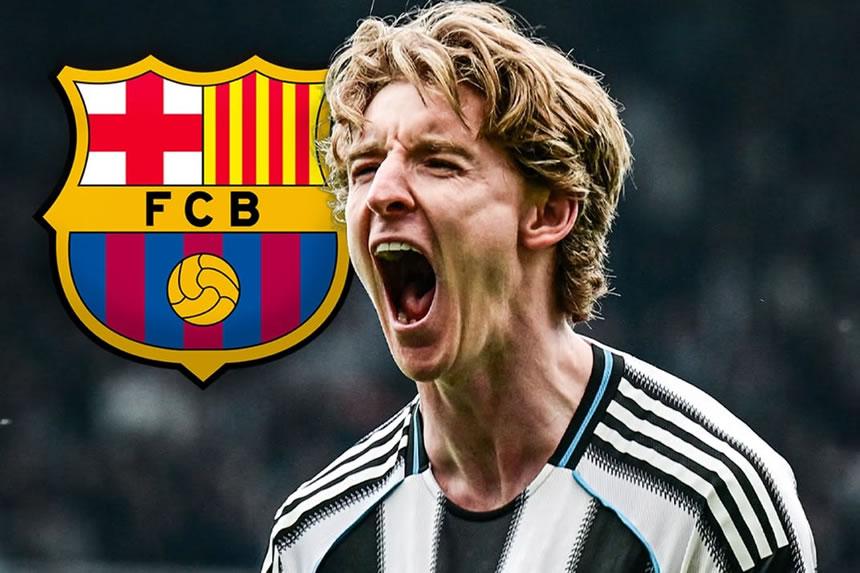 Dau nono lampeleka winga wa Newcastle Barcelona