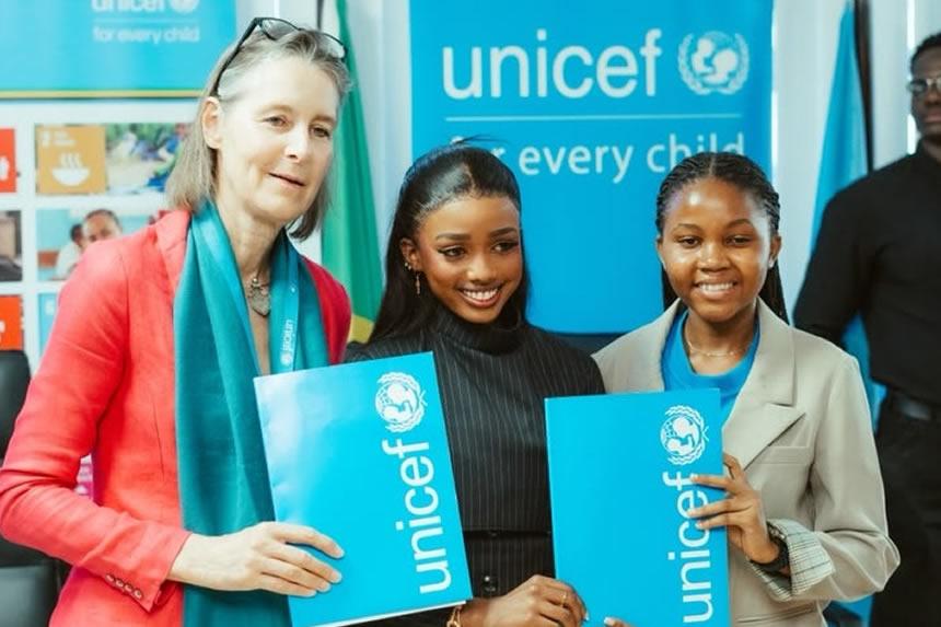 Abby Chams ateuliwa kuwa balozi wa UNICEF Tanzania