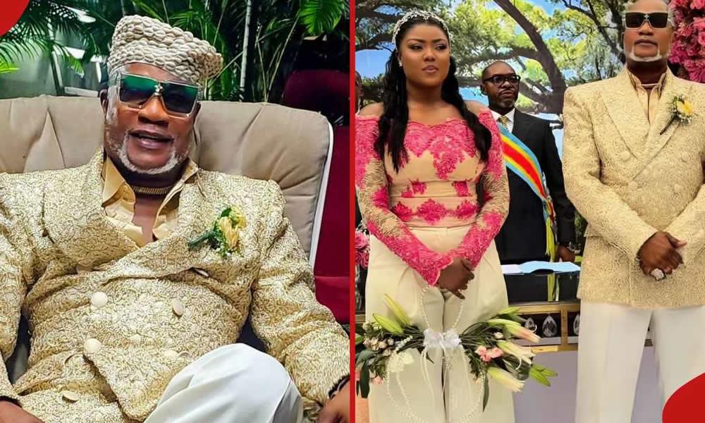 Ndoa ya Koffi Olomide yageuka gumzo kisa uchumba wa miaka 20.