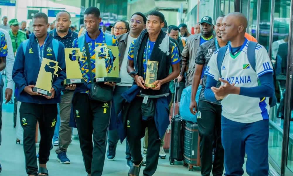 Mashujaa Srengeti boys watua Dar wakitokea Morocco.