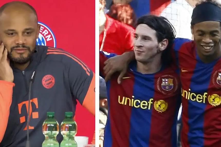 Kompany hatomsahau Ronaldinho, awakataa Messi na Ronaldo