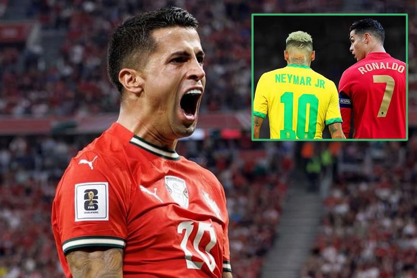 Cancelo awashangaa wanaosahau makubwa ya Ronaldo na Neymar