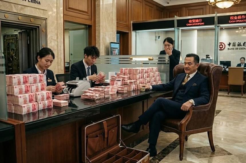 Benki watumia masaa 2 kuhesabu Bilioni 2 za tajiri akiwa anasubiria