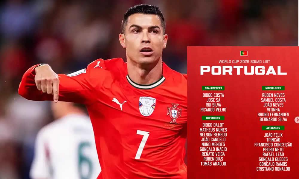 Rasmi Cristiano Ronaldo kushiriki Kombe la Dunia kwa mara ya 6.
