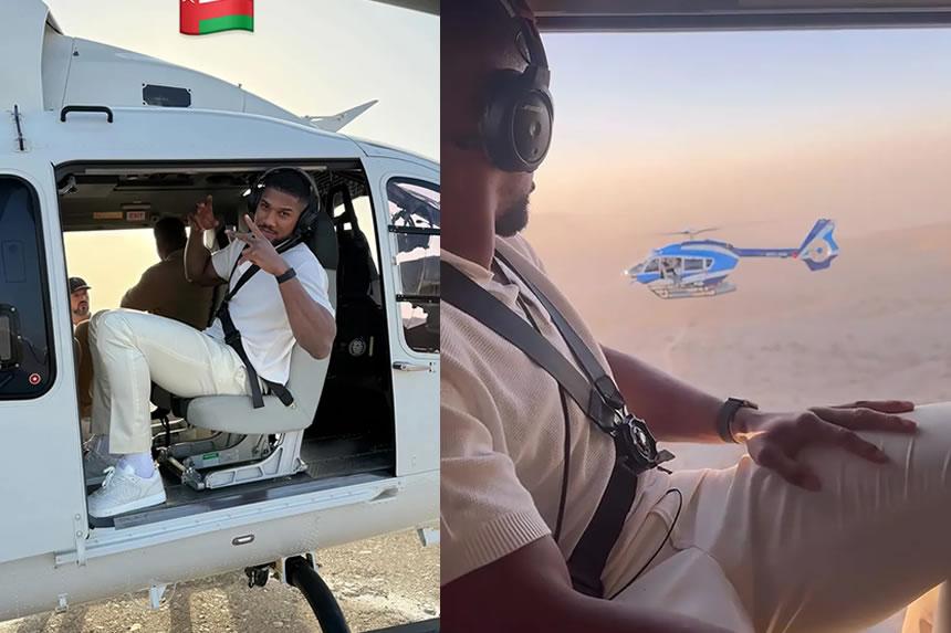 Anthony Joshua atanua na Helikopta nchini Oman