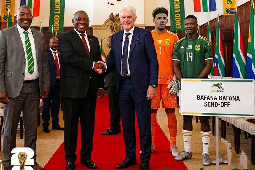 Ramaphosa kuiaga Bafana Bafana Mei 27 kuelekea kombe la dunia