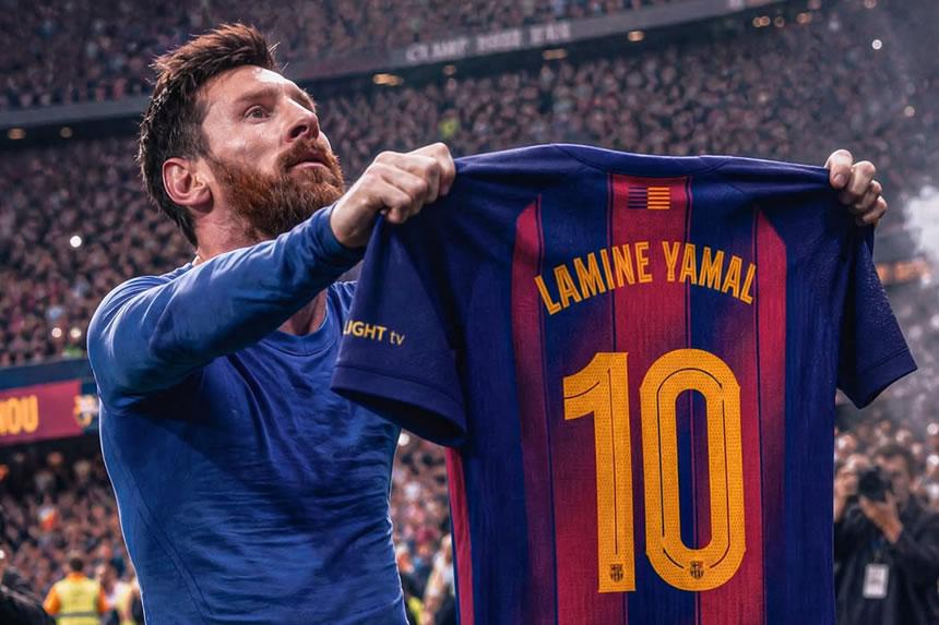 Lamine Yamal ananikumbusha enzi zangu - Messi